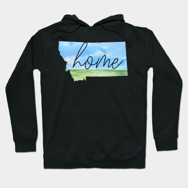 Montana Home State Hoodie by RuthMCreative